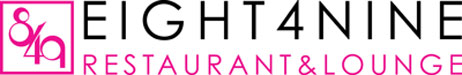 This image logo is used for Eight4Nine Restaurant & Lounge link button